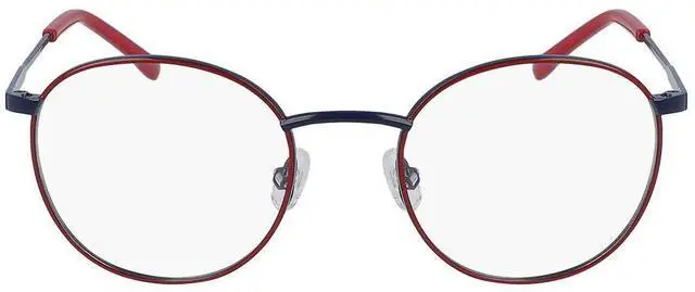 Alt view image 4 of 4 - NEW KIDS LACOSTE L3108 615 Red & Dark Blue Eyeglasses 45/18/130 w/Lacoste Case