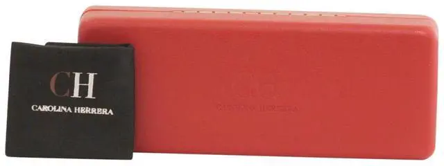 Alt view image 5 of 5 - CAROLINA HERRERA-VHE839K 09AT Oval Eyeglasses Red Tortoise