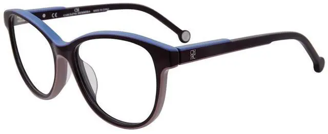 Alt view image 2 of 3 - CAROLINA HERRERA-VHE800K 07C4 Cateye Eyeglasses Purple