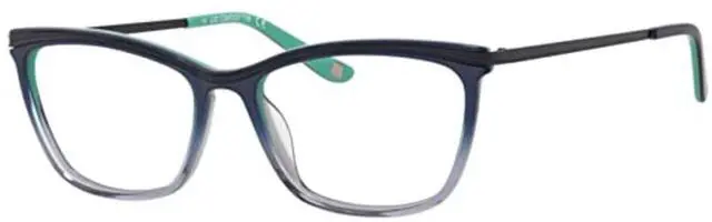 Alt view image 2 of 5 - LIZ CLAIBORNE-L 638 0PID Rectangle Eyeglasses Shiny Blue Gray