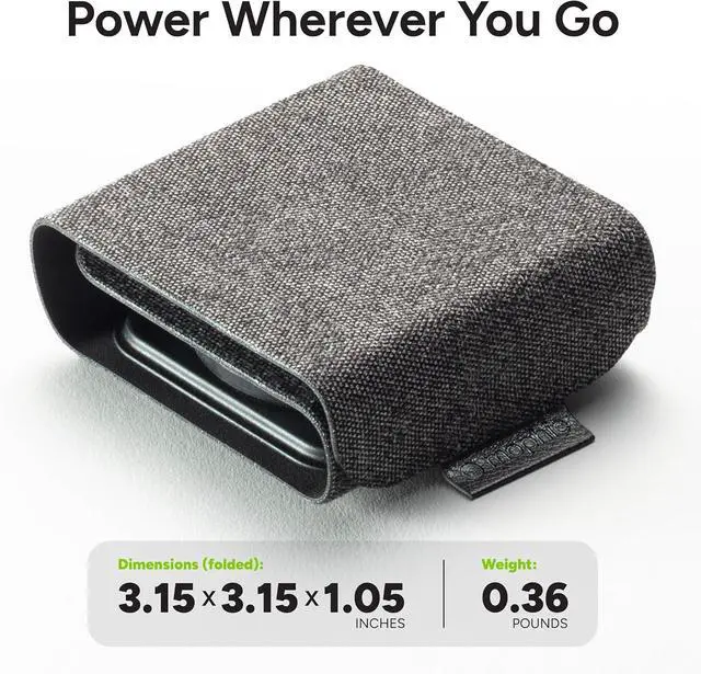 Alt view image 6 of 6 - Mophie 3-in-1 Travel Charger with MagSafe - Portable Wireless Charging Hub, Compatible with Apple Devices, iPhone 16/15/14/13/12 Series, Apple Watch Series 10 to 1 & Ultra, AirPods Pro/3rd Gen, Black