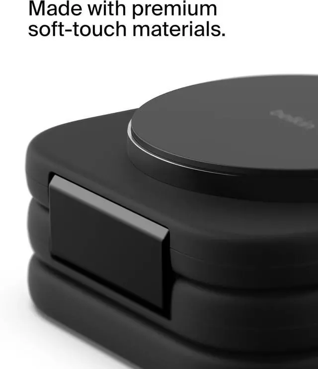 Alt view image 4 of 5 - MagSafe Charger Compatible 3-in-1 Magnetic Charging Travel Pad 15W-BoostCharge Pro Foldable Qi2-Certified Wireless Charger, MagSafe-Compatible for iPhone 16 Series, Apple Watch, AirPods by DT