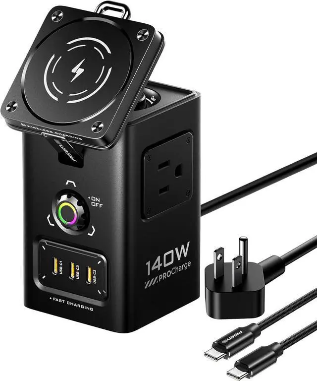 Main image of PISEN 8-in-1 Mag-Safe Charger Stand - 140W Charging Station for Multiple Devices Mag-Safe Stand Magnetic Qi2 Wireless Charger for iPhone 16/15/14/13/12 Series, Magnetic Charger for Apple Watch