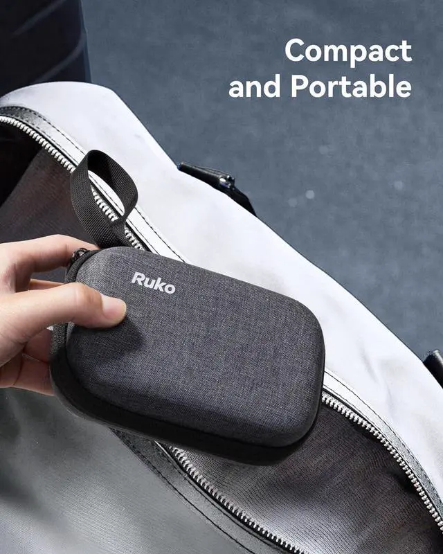 Alt view image 3 of 7 - Ruko 65W USB C Charger, 3 Port International Travel Charger Kit, GaN Fast Charging Block with Portable Bag Cable UK EU Plug for iPhone 16/Pro, Galaxy S24, MacBook, iPad, Steam Deck, Drones