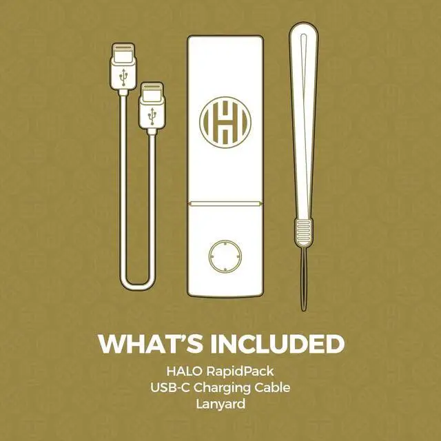 Alt view image 6 of 6 - Halo RapidPack 5000AC Wall Charger Power Bank | Portable Charger, Built in AC Plug, USB & USB-C Fast Charging for Multiple Devices, Compact Design, TSA Air Travel Approved  Aqua