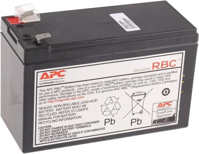 Alt view image 5 of 5 - APC UPS Battery Backup Surge Protector, 425VA Backup Battery Power Supply, BE425M & UPS Battery Replacement, APCRBC110, for APC UPS Models BE550G, BE550MC