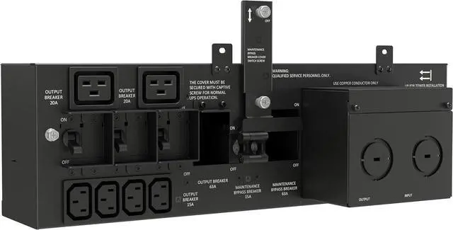 Main image of Vertiv Liebert POD PD5  UPS Maintenance Bypass for GXT5 8-10KVA HV (208V) UPS and Power Output Distribution (POD) Accessory with (2) IEC C19| (4) IEC C13 Outlets (PD5-202)
