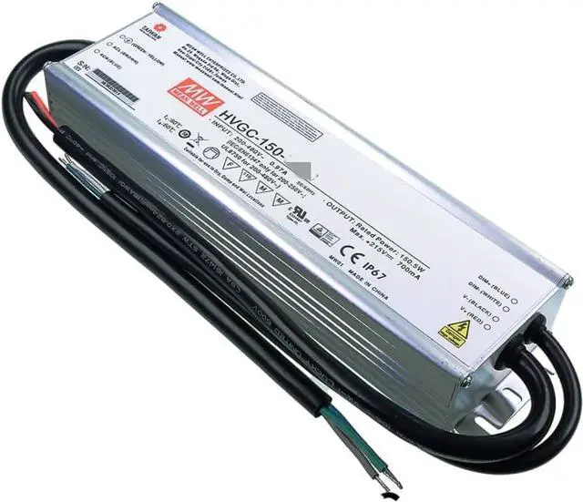 Alt view image 3 of 5 - Mean Well HVGC 150W 12-107V 1400mA LED Driver HVGC-150-1400A AC-DC Constant Current Voltage