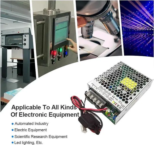 Alt view image 2 of 4 - 100W UPS uninterruptible Power Supply SMPs Switching Power Supply AC to DC 13.8V 27.6V 2A/1A Charging PSC-100-12 PSC-100-24(24V_100W)