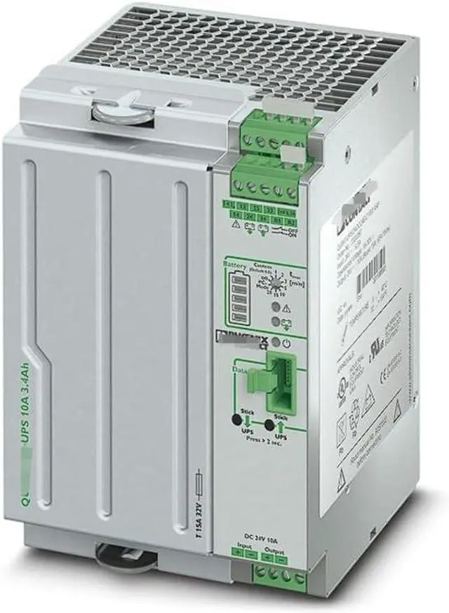 Main image of 2320267 Quint-UPS/ 24DC/ 24DC/10/3.4AH - Uninterruptible Power Supply, 1PCS