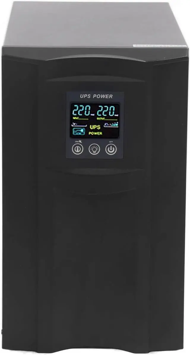 Main image of Uninterruptible Power Supply, 2KVA UPS Backup System Stable for Switch Router Server (US Plug 85145V 110V Output)