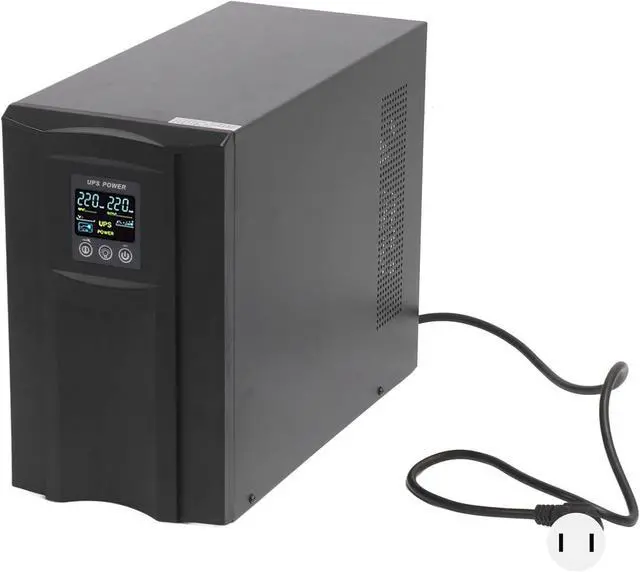 Alt view image 6 of 7 - Uninterruptible Power Supply, 2KVA UPS Backup System Stable for Switch Router Server (US Plug 85145V 110V Output)