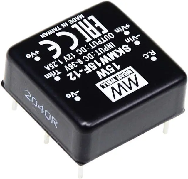 Alt view image 4 of 5 - Mean Well DKMW Power Supply Converter DKMW15F-15 15W 500mA