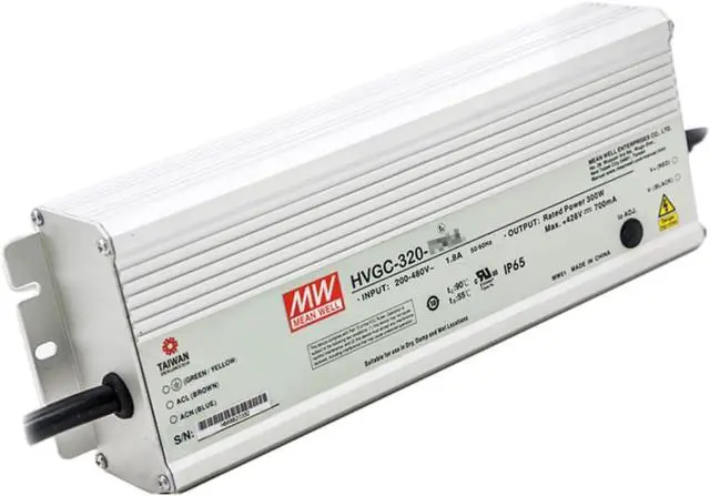 Alt view image 4 of 5 - Mean Well HVGC 320W 3500mA LED Driver HVGC-320-3500A AC-DC Constant Current Voltage Switching Power Supply Converter Transformer with IP65 PFC Output Current and Voltage Adjustable
