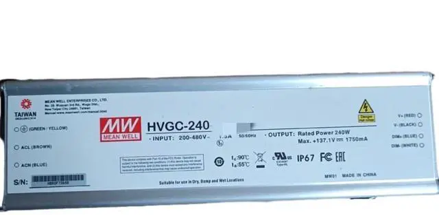 Main image of Mean Well HVGC LED Driver HVGC-240-700A 240W 700mA