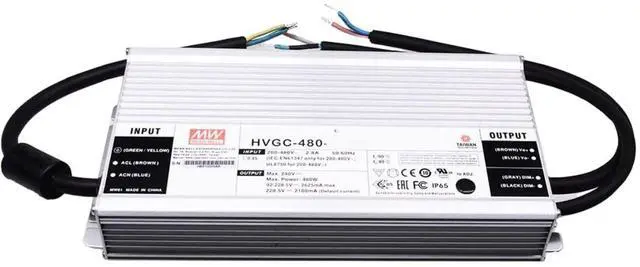 Alt view image 2 of 5 - Mean Well HVGC LED Driver HVGC-480-L-AB 480W 1400mA