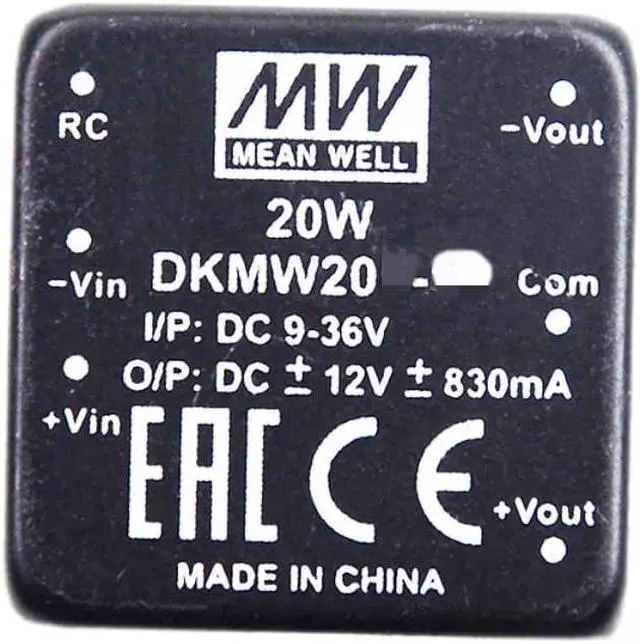 Main image of Mean Well DKMW Power Supply Converter DKMW20F-15 20W 660mA