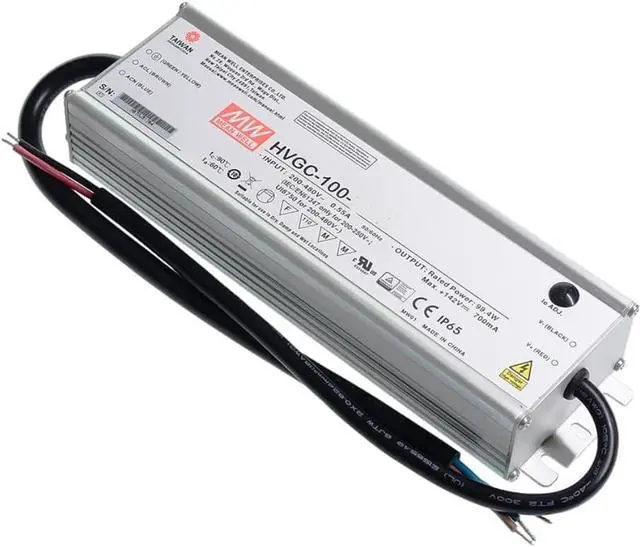 Alt view image 3 of 5 - Mean Well HVGC 100W 350mA LED Driver HVGC-100-350B AC-DC Constant Current Voltage Switching Power Supply Converter Transformer with IP67 PFC 3 in 1 Dimming