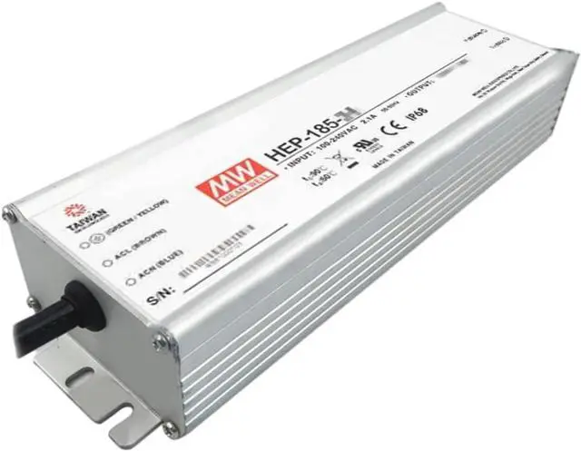 Main image of Mean Well HEP 185W 3.9A LED Driver HEP-185-48A AC-DC Single Output Industrial Switching Power Supply Converter Transformer with IP65 PFC Output Current and Voltage Adjustable