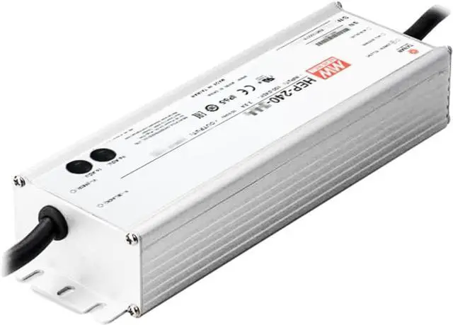 Alt view image 4 of 5 - Mean Well HEP 240W 5A LED Driver HEP-240-48A AC-DC Single Output Industrial Switching Power Supply Converter Transformer with IP65 PFC Output Current and Voltage Adjustable