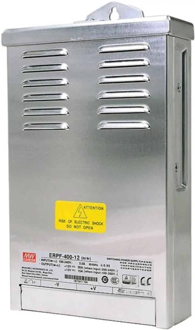 Alt view image 2 of 5 - Mean Well ERPF 30A LED Driver ERPF-400-12 400W