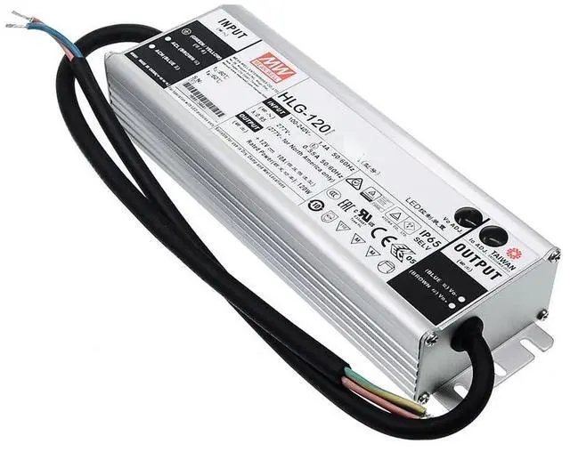 Alt view image 2 of 5 - Mean Well HLG 120W 215-4 350mA LED Driver HLG-120H-C350A Switching Power Supply Converter Transformer with IP65 PFC Function Metal Case Constant Voltage/Current