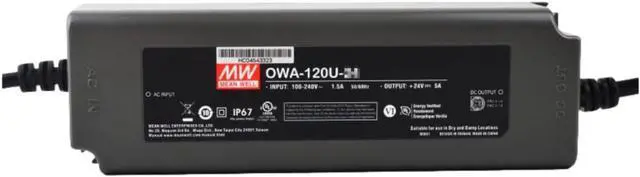 Alt view image 3 of 5 - Mean Well OWA LED Power Supply Adapter, OWA-120U-12 120W 10A