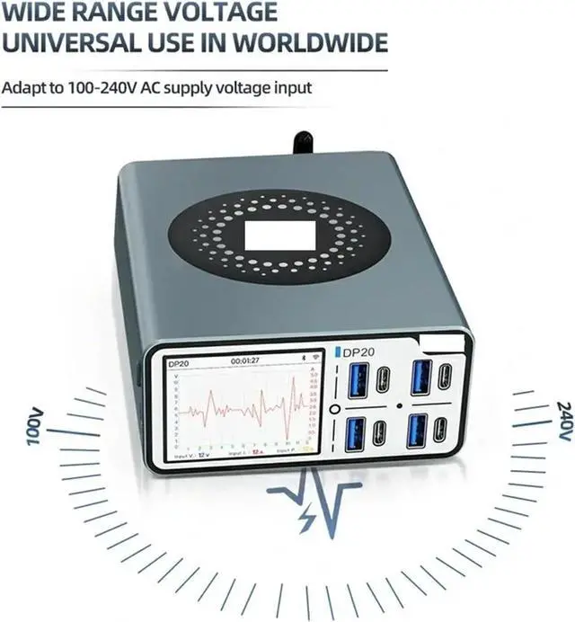Alt view image 2 of 3 - Switching Power Supply DP20 High Power Switched-Mode Power Supply 2.4 Inch IPS(DP20 110V)