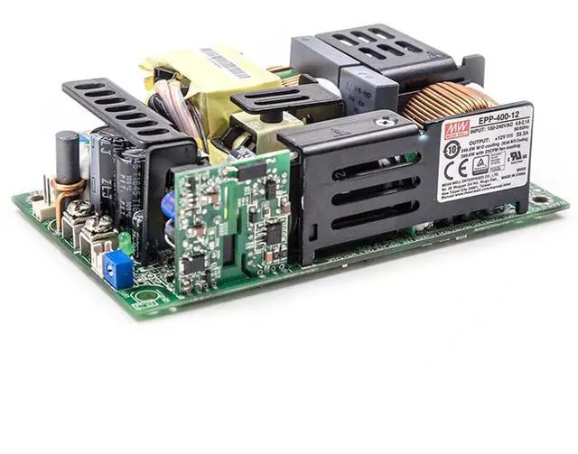Main image of EPP-400-12 Compact 400W 12V 33.3A Industrial Power Supply, Universal AC Input with PFC, Low Noise, Overload Protection, Up to 91.5% Efficiency, Suitable for 5000m Altitude