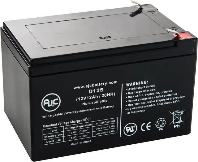 Main image of AJC Battery Compatible with APC Back-UPS ES 750VA Broadband BE750BB 12V 12Ah UPS Battery