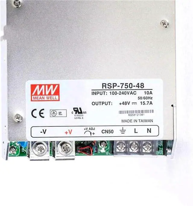 Alt view image 4 of 6 - DineDeck: RSP-750-48 48V 15.6A 750W High-Efficiency Power Supply - Industrial Automation & Control