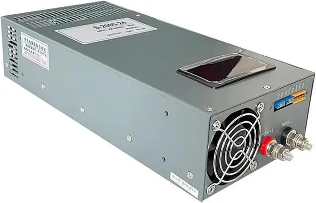Alt view image 4 of 7 - 1000W 1500W 2000W 3000W High Power Switching Power Supply AC To 12V 24V 36V 48V AC Supply Adjustable With Display Transformer for Computer Lab, LED Strip Light and So on(S-2000W -12V)