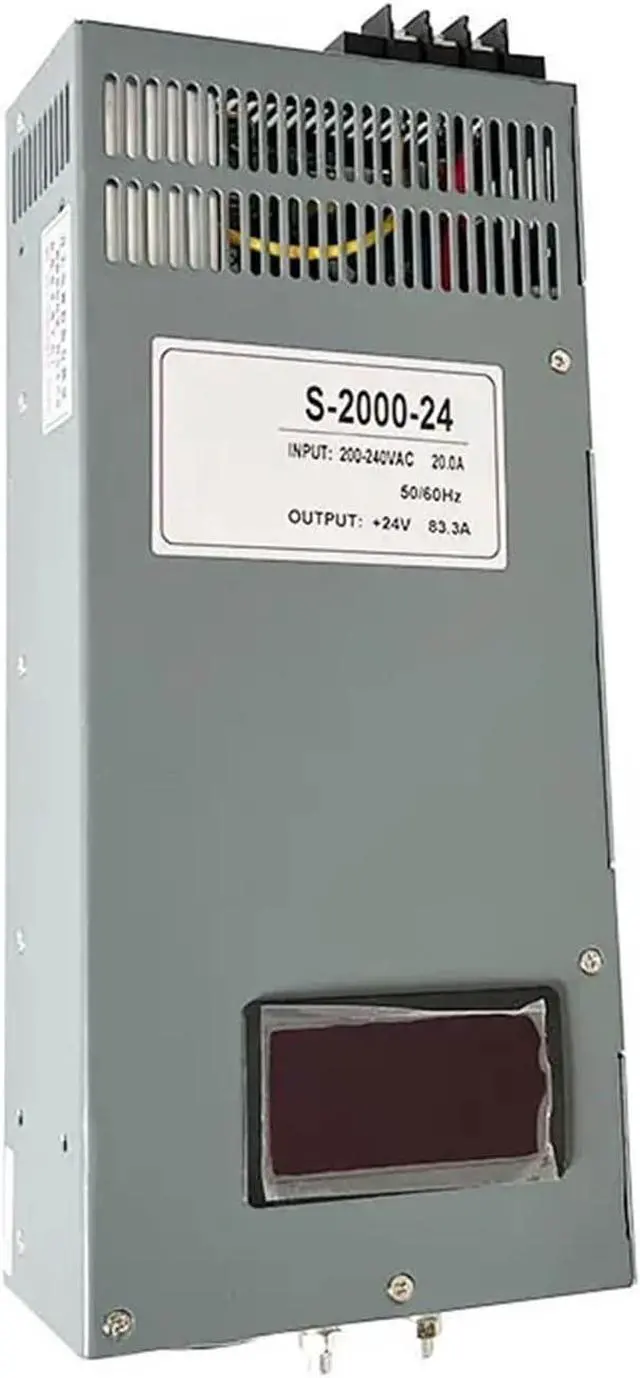 Alt view image 5 of 7 - 1000W 1500W 2000W 3000W High Power Switching Power Supply AC To 12V 24V 36V 48V AC Supply Adjustable With Display Transformer for Computer Lab, LED Strip Light and So on(S-2000W -12V)