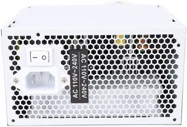 Alt view image 6 of 7 - 600W Power Supply, Computer Modular Power Supply with 120mm Fan, Smart Temperature Control, Continuous Gaming PSU for ATX Desktop Case