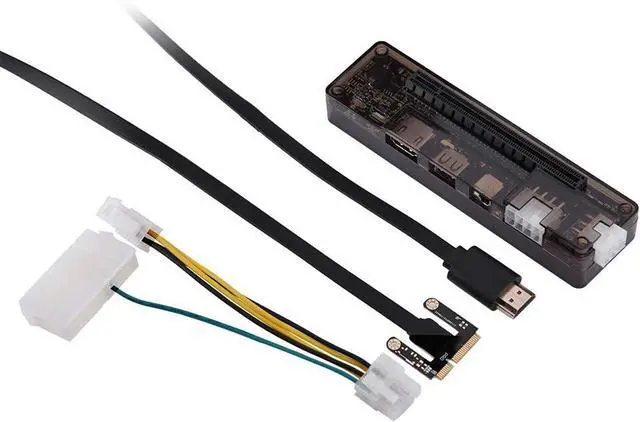 Alt view image 3 of 5 - Laptop External Independent Video Card Dock,for Mini PCIE,Expresscard,6Pin+ Interface Output,Without Power Supply