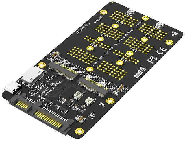 Main image of ATP-2 In 1 Combo M.2(NGFF) NVMe SSD/SATA Bus SSD to SFF 8611/8612 and SATA Adapter