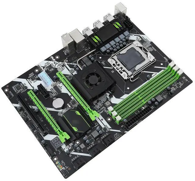 Alt view image 5 of 6 - For X58 Motherboard LGA 1366 DDR3 1066 48GB ATX Mainboard X58 DELUXE