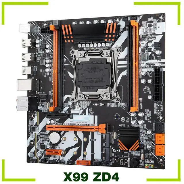 Alt view image 5 of 7 - For X99 ZD4 X99 Motherboard LGA 2011-3 All Series DDR4 RECC M.2