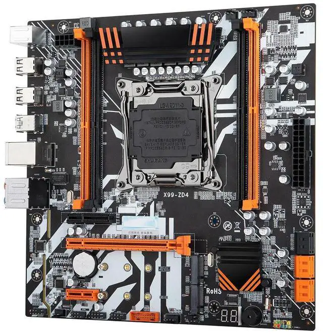 Alt view image 7 of 7 - For X99 ZD4 X99 Motherboard LGA 2011-3 All Series DDR4 RECC M.2