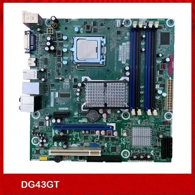 Alt view image 6 of 7 - Desktop Motherboard For DG43GT e8400 3.00ghz Dual Core CPU DDR2 Good