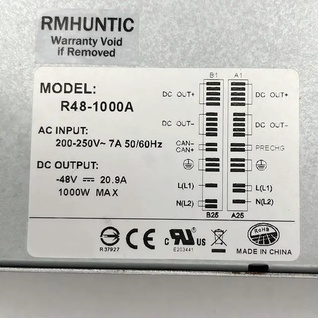 Alt view image 6 of 7 - Hot Sale R48-1000A For EMERSON Communication Power Module 20A 1000W MAX