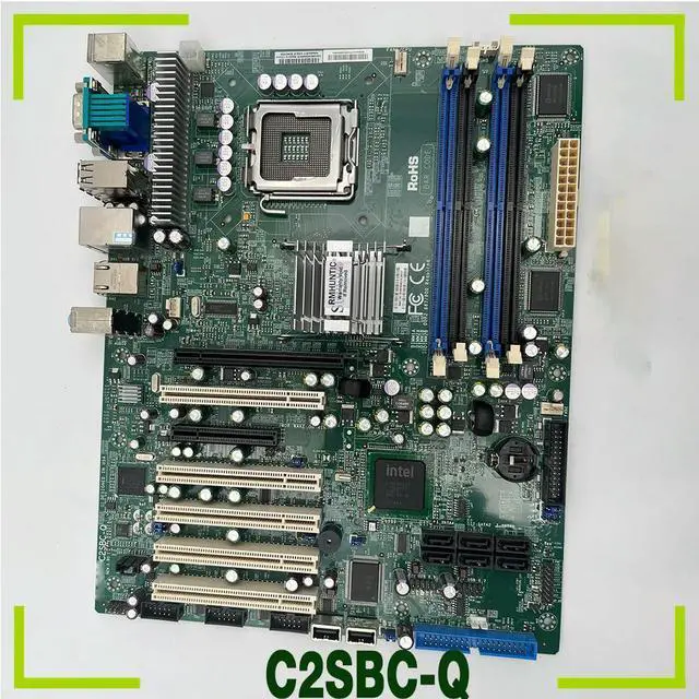 Alt view image 5 of 7 - Server Motherboard For C2SBC-Q LGA775 5*PCI Good