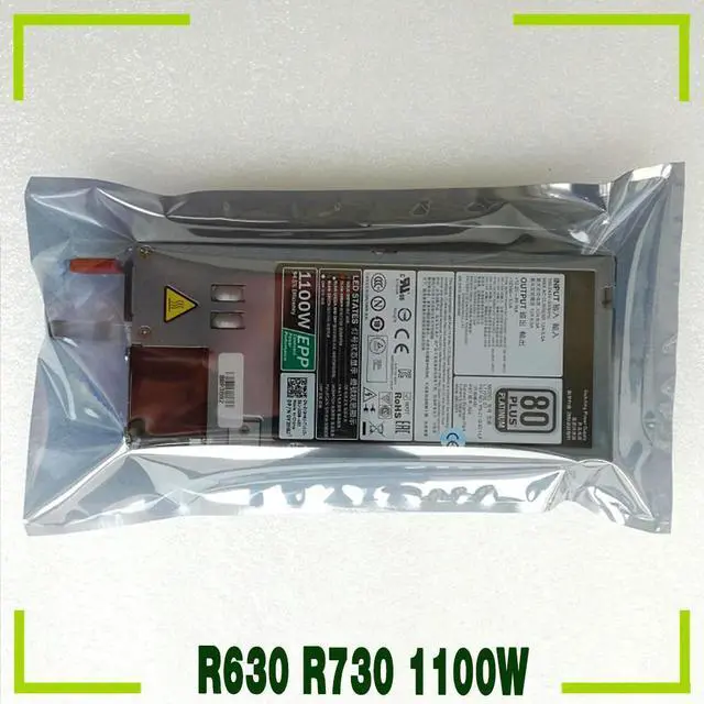 Alt view image 5 of 7 - For R630 R730 1100W Server Power Supply Y3H8J 0Y3H8J D1100E-S1 L1100E-S1