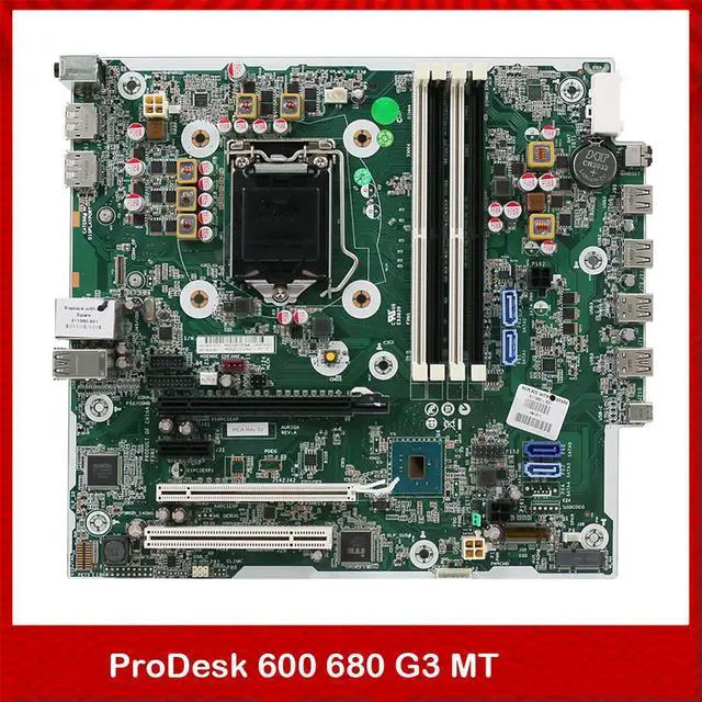 Alt view image 2 of 4 - Desktop Motherboard For ProDesk 600 680 G3 MT for 911990-001 911990-601 901195-001 Test Good