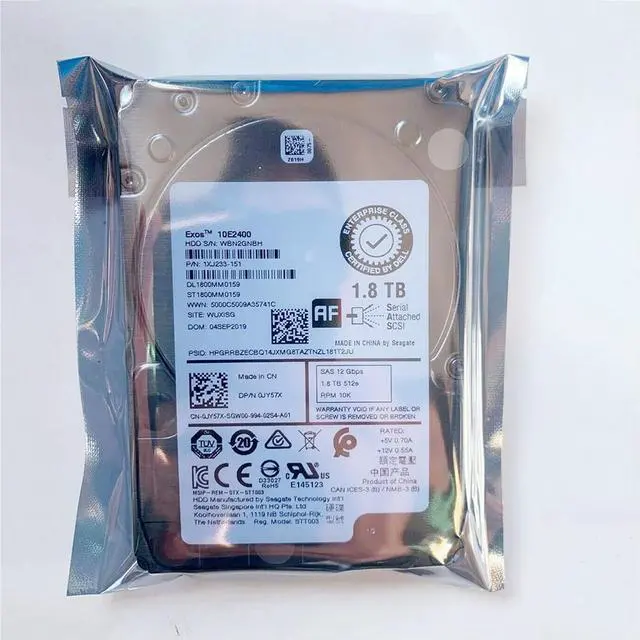 Alt view image 2 of 4 - For ST1800MM0159 1.8T 10K 2.5" SAS 12G 0JY57X Hard Disk