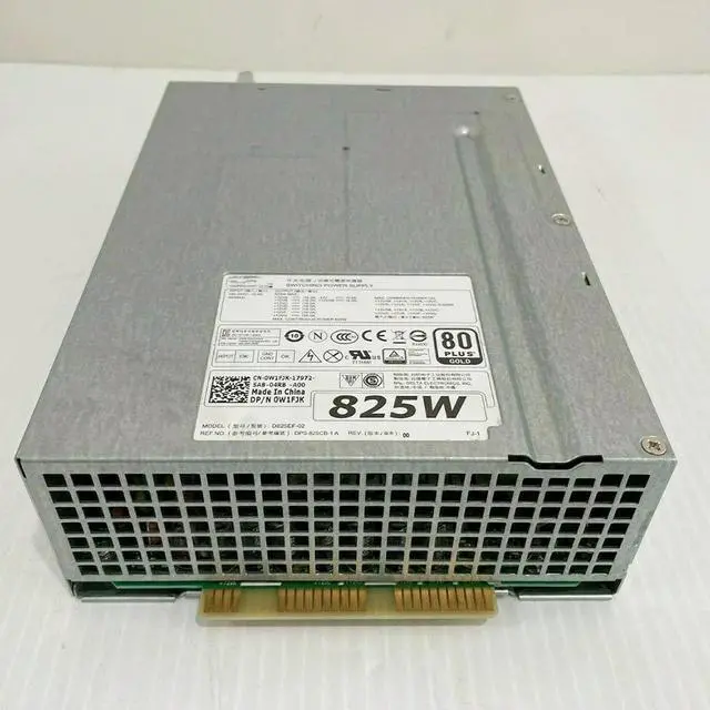 Alt view image 2 of 4 - For T5810 T7810 T7910 825W Server Power Supply DPS-825CB-1 A W1FJK 0W1FJK D825EF-02
