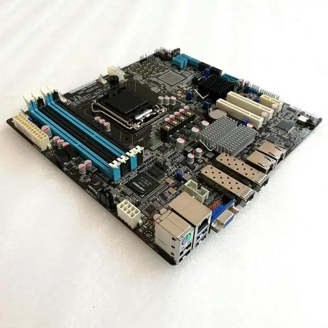 Alt view image 4 of 4 - Server Motherboard For P9D-MH/10G-DUAL 1150 E3-1230 V3 Good