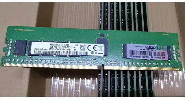 Alt view image 3 of 4 - 1pcs For RAM P00922-B21 P03050-091 P06188-001 16GB Memory 16G 2Rx8 DDR4 2933