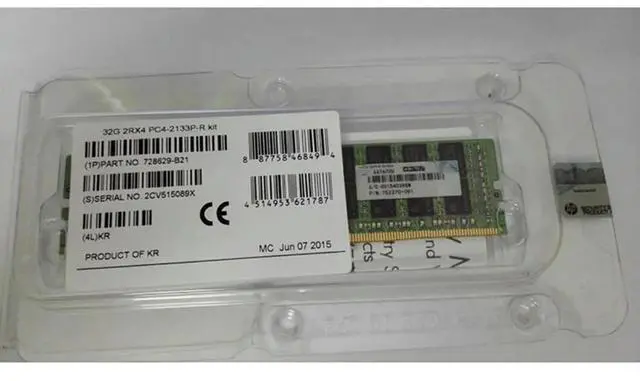 Alt view image 2 of 3 - 1 Pcs 728629-B21 752370-091 Server Memory Fast Ship 32GB DDR4 2133 2RX4 PC4-2133