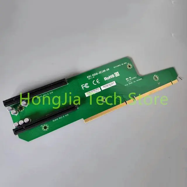 Alt view image 2 of 4 - RSC-R2UG-2E16R-X9 server adapter card PCIEX16 horizontal GPU card expansion card